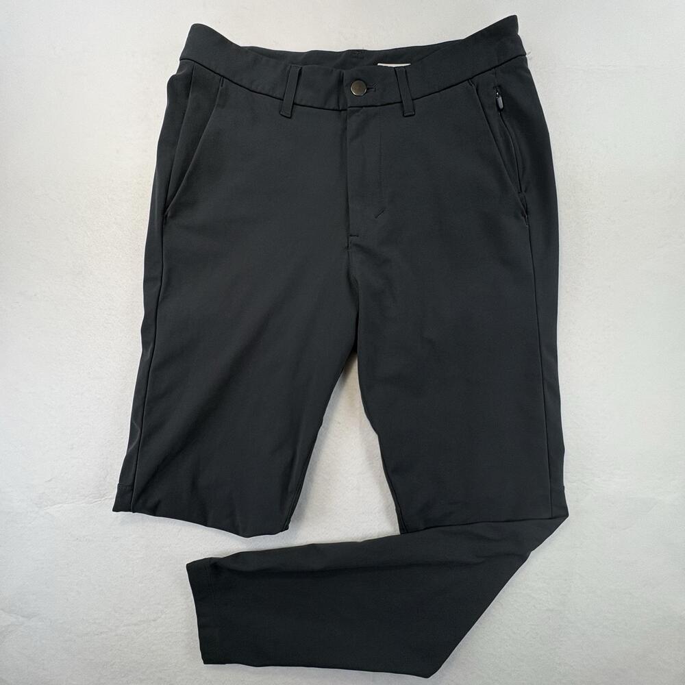 Lululemon Chino Pants Mens 28x30 Black Slim Microfiber Tech Casual Performance